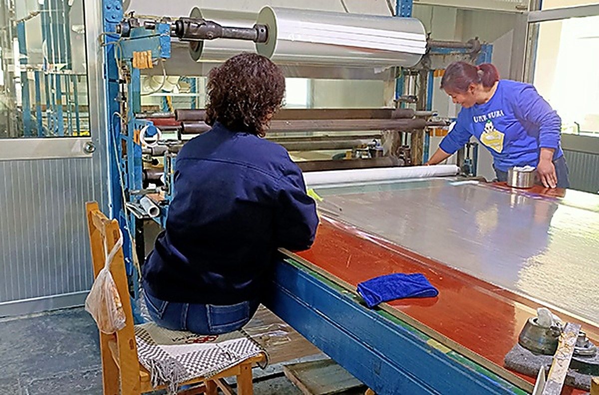 FRP sheet production line